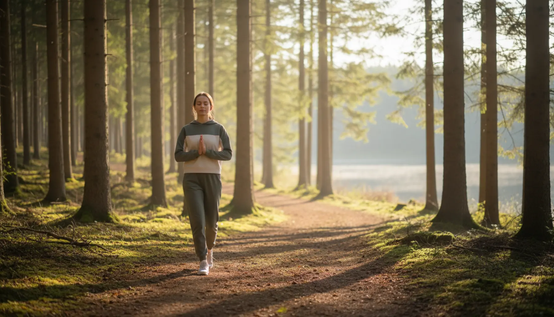Mindful walking świadome spacerowanie poprawia zdrowie psychiczne i fizyczne
