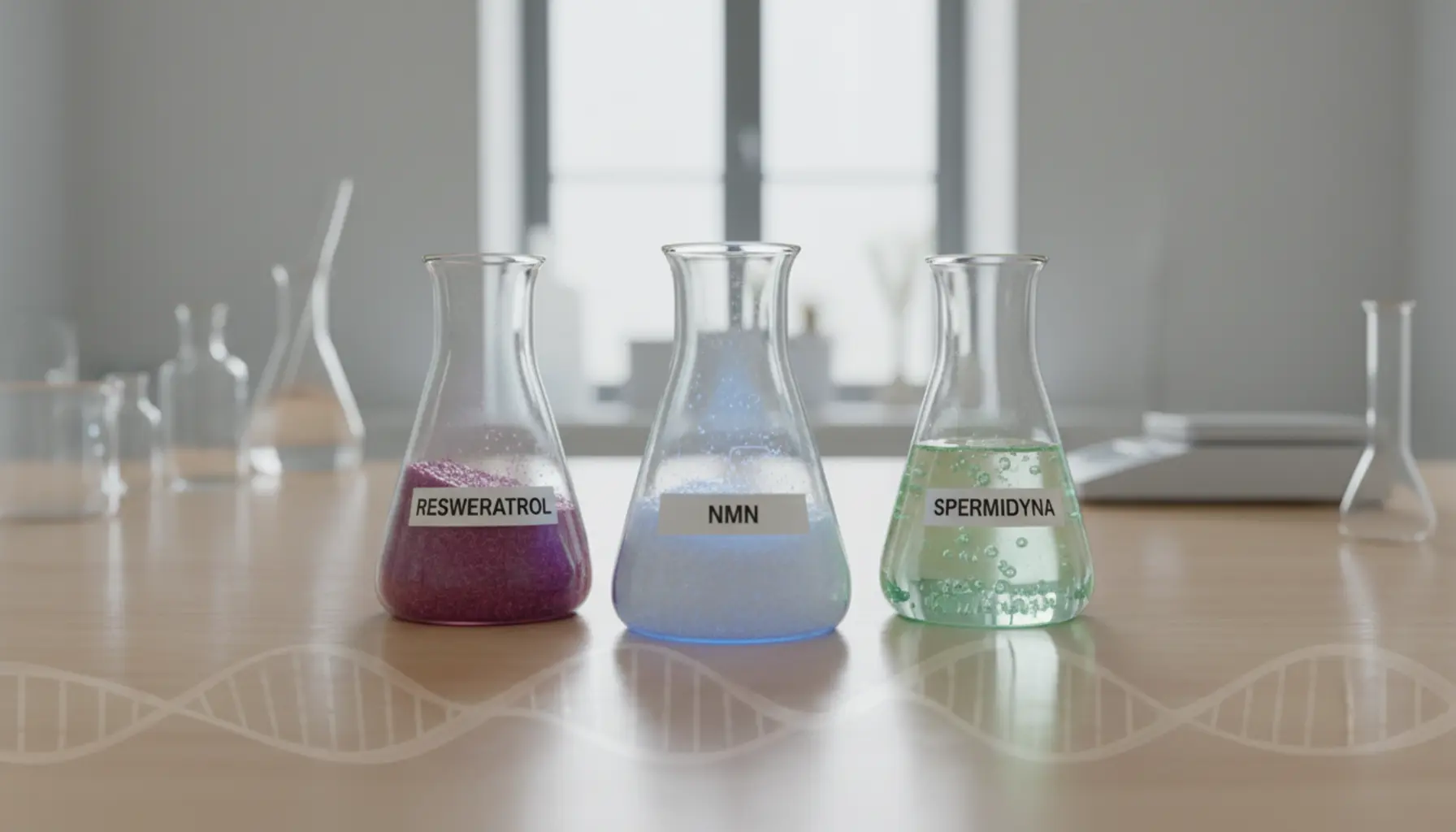 Protokół suplementacji David Sinclair długowieczność NMN resweratrol zdrowie