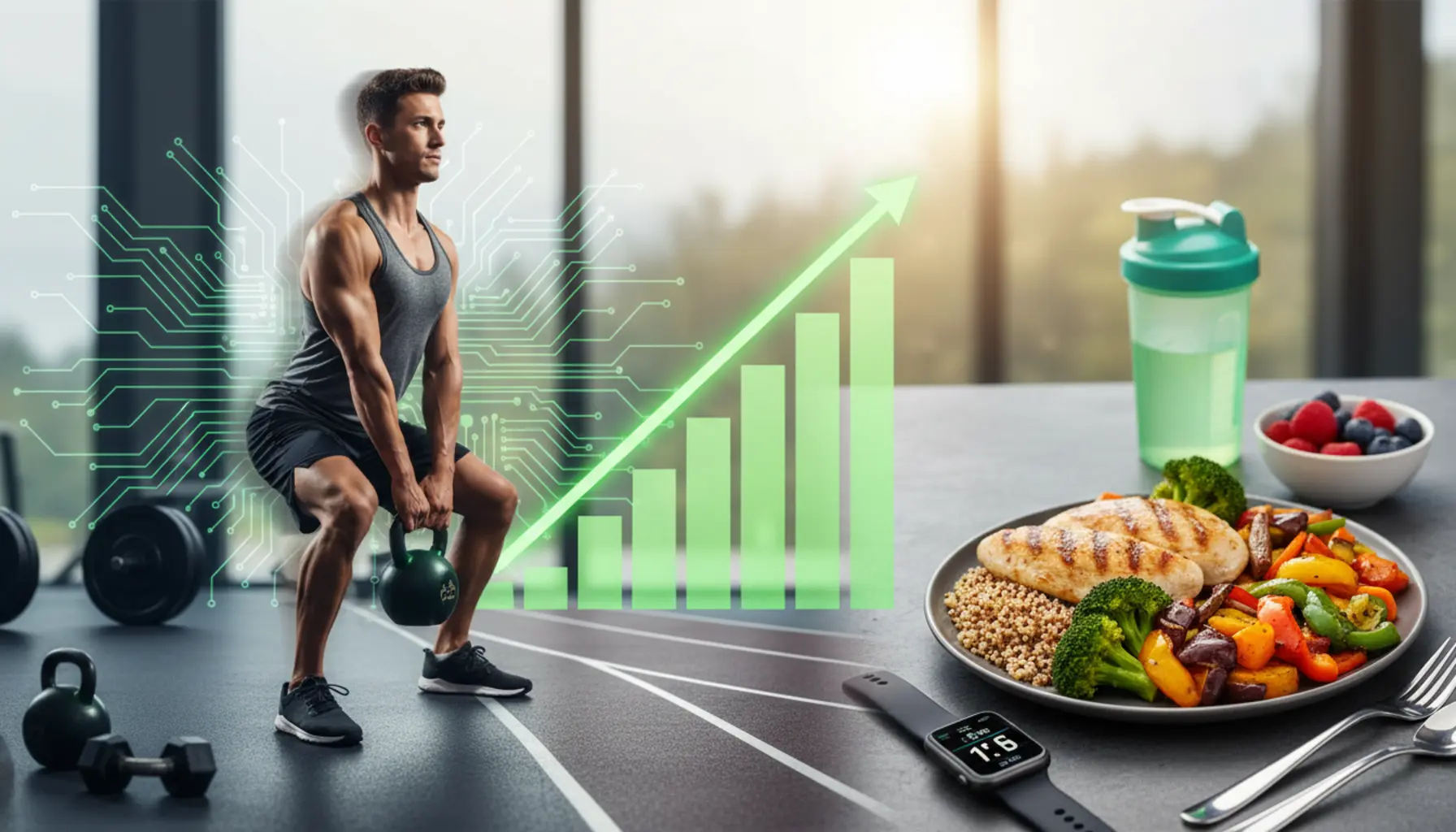 Optymalna dieta i plan treningu hybrydowego dla sportowców
